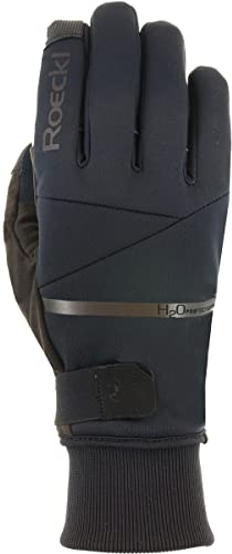Roeckl Vuno Winter Fahrrad Handschuhe lang schwarz 2023: Größe: 8.5