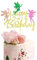 Arthsdite Fairy Cake Topper, Girl Birthday Party Decoration Topper, Fairy Happy Birthday Decoration - Gold Glitter