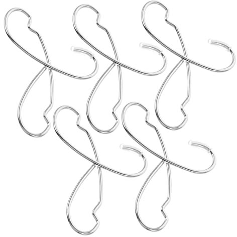 HOMSFOU 5st Puppenaufhänger Puppenkleiderbügel Kleiderbügel Für Babypuppen Mini-kleiderbügel Für Puppen Kleine Kleiderbügel Für Puppen Kleiderständer Aus Metall Eisen Bjd-Puppe Empfindlich