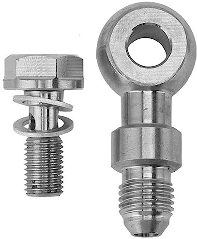 Kit De Boulons Turbo Banjo, Raccords De Boulons Cannelés Pour Tuyau Banjo M8 X 1mm, Connexion De Tube, Contrôle De Liquide, Ligne De Frein Turbo, Boulon Banjo
