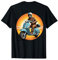 Scooter Vintage Motorroller RÜCKEN DRUCK Italien Roller T-Shirt