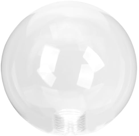 Luxshiny Lámpara De Globo De Cristal De Repuesto Pantalla Roscada G9 Cubierta De Lámpara De Bola Transparente De 120Mm Protector De Bombilla Para Lámpara Colgante De Techo