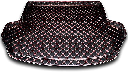 Car Boot Liner Mats,for Audi A3 Convertible 2015-2018,Waterproof Non-Slip Boot Liner Protector Styling Accessories,C-Black Red