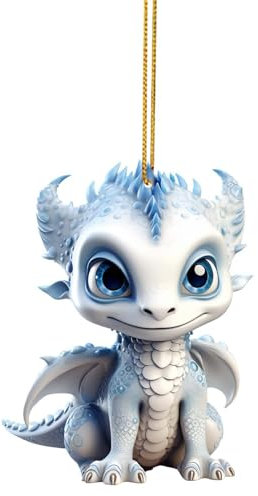 Handy Anhänger Drachen Handy Ornament Handy Dekoration Schlüsselanhänger Taschenanhänger Rückspiegel Anhänger Auto hängende Zubehör für Spiegel Innenraum Dekore (A)