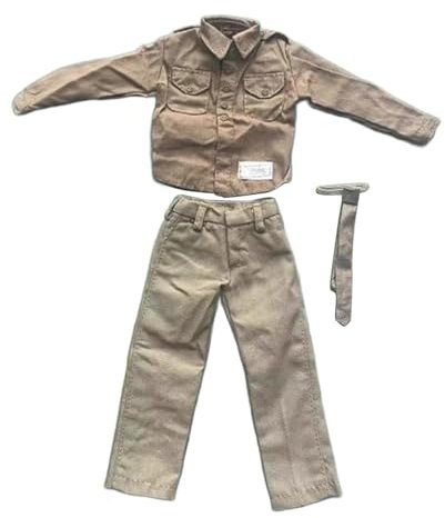 JISADER 1/6 männliche Figur Kleidung, 12 Soldat Outfit Jacke und Hosen Zubehör, Trainingsuniform,