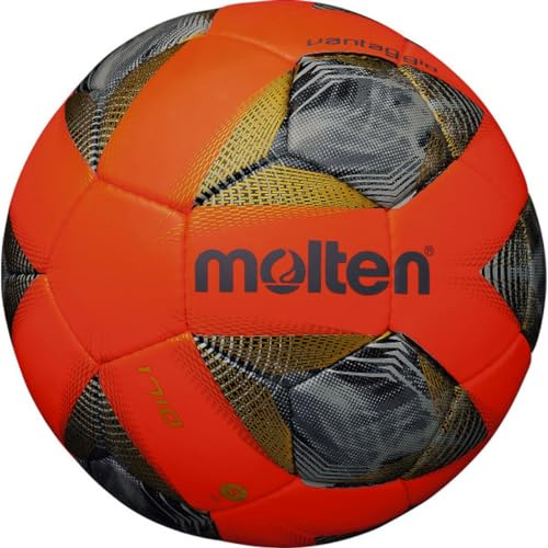 Molten - Fußball FA1710 Orange-Grau, Größe 4