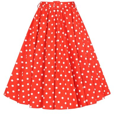 Hearts & roses London Swingrock Paula Polka Dot Vintage Retro Rockabilly Rot