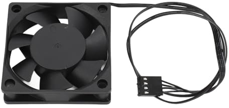Ventilateur de boîtier d'ordinateur 60 mm 4 broches PWM Dual Ball 7 haute pression 24,9 dB Faible bruit Vitesse du ventilateur 3000 tr/min ±10 % 12,7 CFM