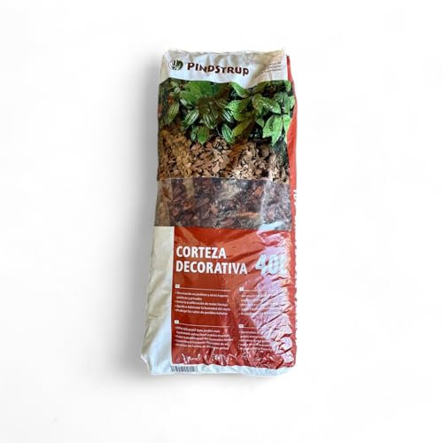 Genérico Corteza de Pino Natural Decorativa para Jardines y Plantas - Sacos de 40L