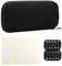 HDGSAFD Sac De Rangement USB, Étui Électronique, Noir, Plastique, 15 x 21 x 1 cm, Compatible jusqu'à 14 pouces, Protection Robuste, Boîtier De Rangement USB