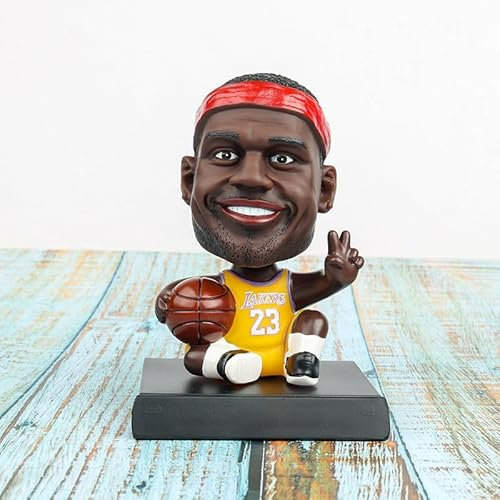 Doyomtoy Basketball-Star Wackelkopf-Figuren, NBA-Basketball-Stars, Kobe, Curry, James, Durant, Harden, Iverson, Autoschmuck, Zimmerschmuck.