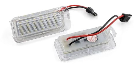 NaNMiBHd Number Plate Lights Car LED License Plate Light Number Plate Lamp For Jaguar For XJ For XF 2009 2010 2011 2012 2013 2014 2015 2016 License Plate Light