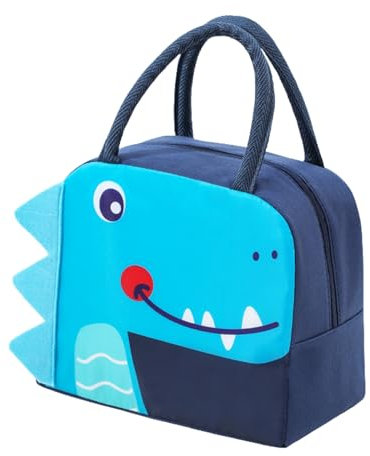 Dewocke Bolsa Nevera Pequeña Para Niños, Bolsa Termica Porta Alimentos Infantil, Bolsa Almuerzo Niño, Reutilizable Lunch Bag, Portatil Nevera Niños Infantil, Impermeable, para Trabajo, Escuela, Picnic