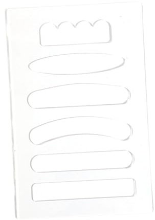 Baoblaze 6 in 1 Grab Handle Router Template, Clear Acrylic Router Jig for Cutting