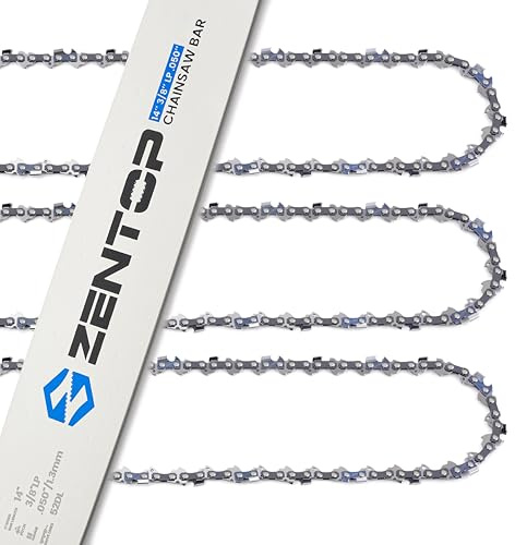 ZENTOP 35,6 cm Kettensägenstange und Ketten, 0,050 Zoll Gauge 1 cm LP-Teilung 52DL | Passend für Echo CS-310, Husqvarna 120, Ryobi RY3714 und mehr