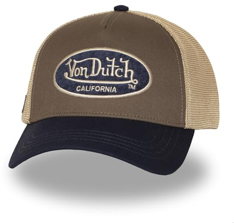 Von Dutch Terra Trucker CapDutch Women/Men - Cap Baseball mesh Snapback, with Peak, Lining, Lining All-Season Spring Summer Autumn Winter