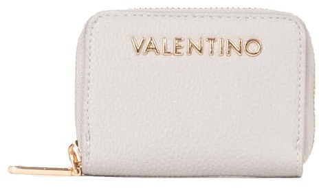 Valentino Kartenetui Femke Zip Around Card Case Ghiaccio hellgrau