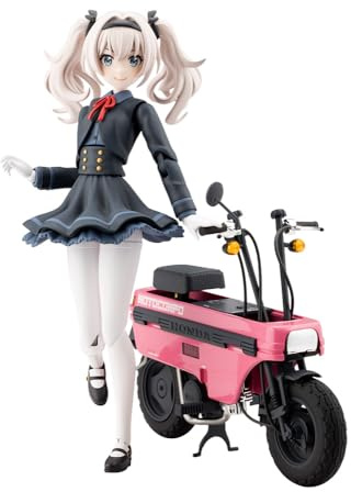 Sousai Shojo Teien Plastic Model Kit 1/10 Emma Koishikawa Nocturne with Honda AB12 Motocompo 14 cm