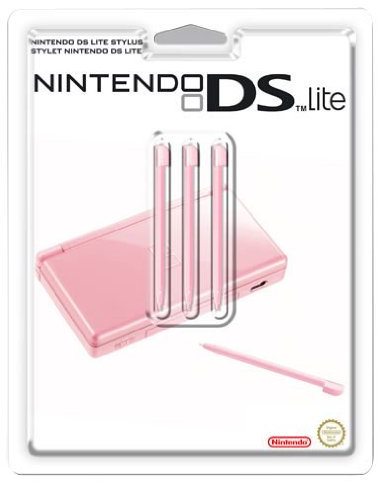 Nintendo Pink 3-Piece Stylus Set for DS Lite (Nintendo DS) [import anglais]