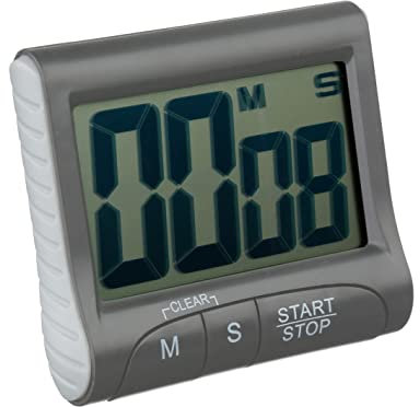 1 X Minuteur électronique de cuisine - Gris