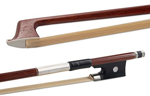 Gewa Violinbogen Massaranduba Schüler 1/2 Ebenholzfrosch, kantige Stange