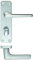 ZCA23SA Contract Aluminium Lever On Bathroom Backplate SAA From The Door Handle Store