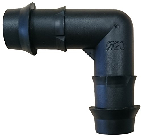 Kerry Electronics Winkel, Eckverbinder, Erweiterungsstück, Eck-Stück für 3/4 Zoll Schlauch Schläuche 20mm Schlauchverbinder