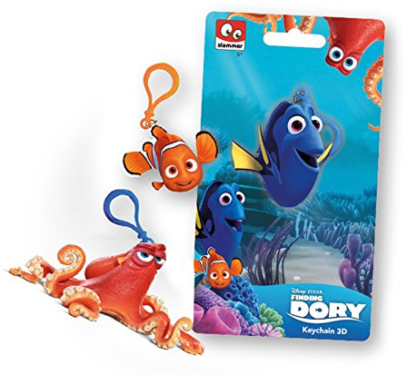 Disney 291122 - Finding Dory 3D Clip 8 x 12 cm, 3 Verschiedene Charaktere: Nemo und Hank einzeln auf Backercard