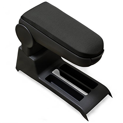pro.tec Accoudoir Central - avec Compartiment - rembourré - Textile - Noir