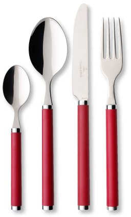 Villeroy & Boch 12-6333-9030 Play red roses Ménagère Couverts 24 pièces