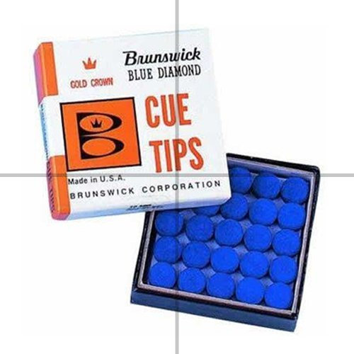 Blue Diamond Glue on Tip, 11mm (5pcs)