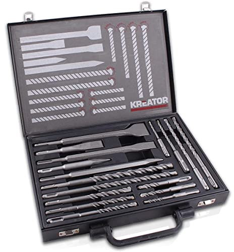 KREATOR KRT012801 - Set brocas y cinceles 17 piezas