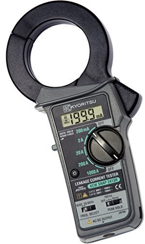 Kyoritsu KEW 2413R Pinza amperometrica digitale per correnti disperse AC TRMS , grigio