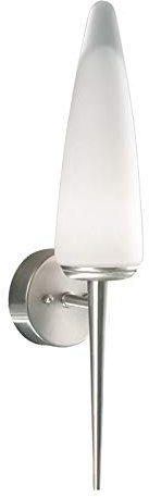 Lampenlux LED Wandleuchte Onko Badlampe Fackel 230V (2: Chrom)