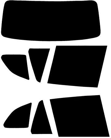 Pre Cut Rear Car Window Films for BMW X1 2009 to 2016 05% Very Dark Limo Tint