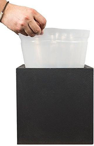 Pflanzwerk® Fioriera Inserto Vaso di Fiori Plastica per Tutti i Modelli Cube 28x28x28cm *Resistente al Gelo* *Prodotti di qualità*