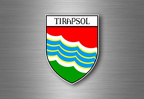 Aufkleber sticker autoaufkleber wappen schild flagge tiraspol moldawien
