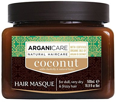 Arganicare Natural HairCare Kokosnuss-Maske für trockenes und geschädigtes Haar, 500 ml