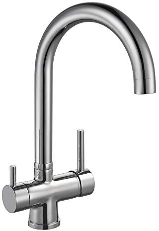 Rainbow Plus - Grifo de 4 vías para agua fría, caliente, filtrada y mineralizada filtrada, grifo de cocina, grifo mezclador para instalaciones de ósmosis