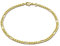 GoldDream Armband 333er Gelbgold Figaro 8 Karat diamantiert 19cm D3GDA0059Y Gold, Gelbgold Armschmuck für die Frau, für den Mann