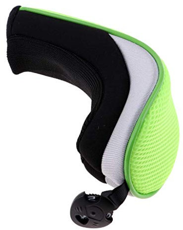 Unbekannt Replacement Golf Club Hybrid Rescue Headcover Head Protection Cover with No. Tag (Green)