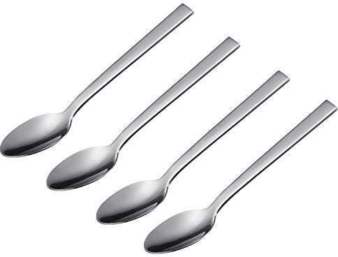 Westmark Cuillère à Espresso, Set de 4 pièces, Longueur : 11 cm, 18/10 Acier inoxydable, 62662260, Argent