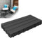 Froadp WPC Pavimenti di Legno per Esterno, 60x30cm Tavole di Terrazza, Pavimentazione Impermeabile con Sistema di Drenaggio e Click, Piastrelle Antiscivolo per Balconi Giardino (3㎡, Antracite)