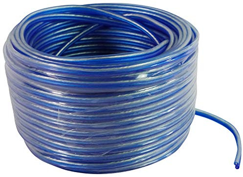 Rockville BLUE 16G100 16 Gauge 100 Ft Speaker Wire, OFC 100% Copper, High Flexibility, Durable Insulation, Low Resistance, for Car Audio and Home Theater
