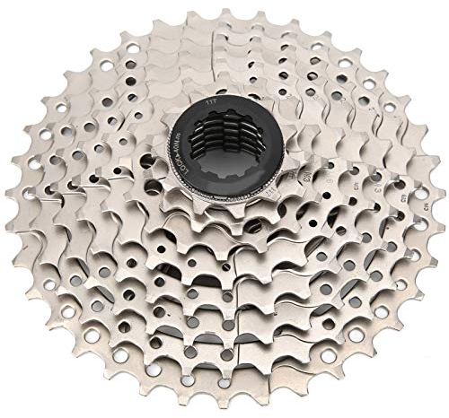 Alomejor 8-Gang-Kassette 11-36T -Mountainbike-Kassette mit großem Übersetzungsverhältnis Geeignet für Mountainbike, Rennrad,