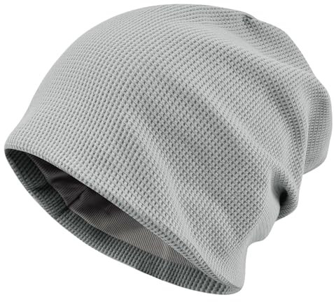 CLAPE Lang Slouch Mütze für Herren Damen Sommer Dünne Beanie Mütze Elastisch Long Beanie Weich Jersey Mütze