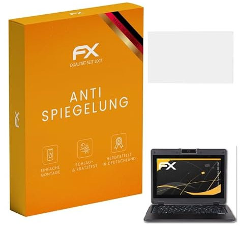 atFoliX Panzerfolie kompatibel mit Wortmann Terra Mobile 360-11V3 Schutzfolie, entspiegelnde und stoßdämpfende FX Folie (2X)