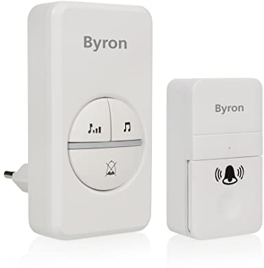 Kit de Sonnette Byron DBY-23442 - Énergie cinétique - Installation Simple - Écologique