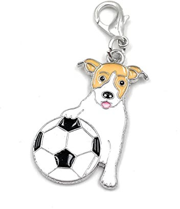 Onwomania - Porte-clés Jack Russel Terrier en bois fabriqué à la main, par exemple pour le meilleur ami, la meilleure amie, maman – Pour hommes, femmes et enfants