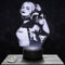 Nachttischlampe - Touch-Nachtlicht H. Quinn 3D-LED-Lampe Illusion, Geschenkidee Weihnachten Geburtstag Junge und Mädchen Nachttischlampe Kinder- oder Erwachsenenzimmer TOP